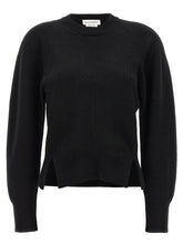 Alexander McQueen Black Wool Cardigan