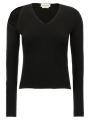 Alexander McQueen Black Wool Cardigan