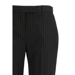 Alexander McQueen Black Wool Dress Pants