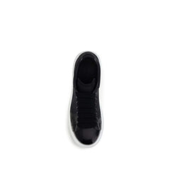 Alexander McQueen Blue Calf Leather Bos Taurus Chunky Sneakers