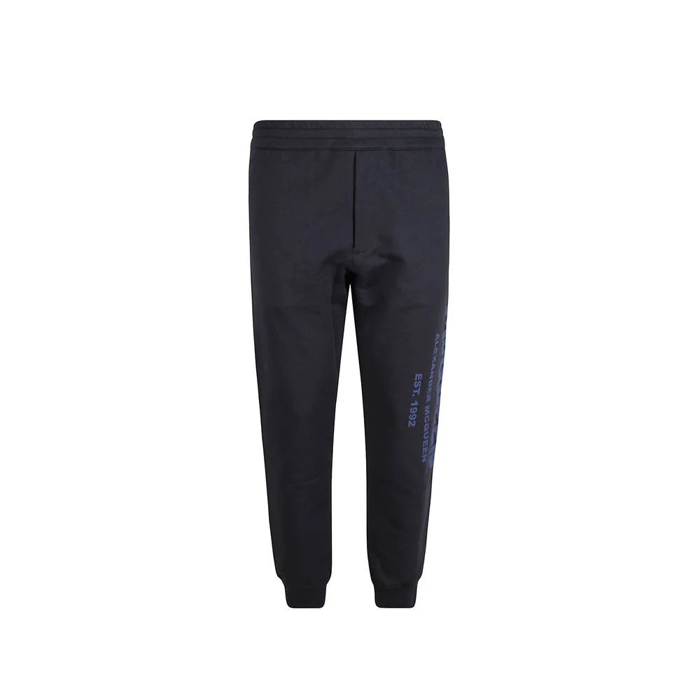 Alexander McQueen Blue Cotton Joggers (Workout Pants) - S