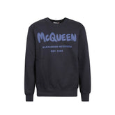 Alexander McQueen Blue Cotton Sweatshirt - S
