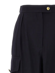 Alexander McQueen Blue Wool Cargo Pants - IT40
