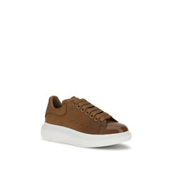 Alexander McQueen Ruskeat vasikan nahka Bos Taurus chunky-tennarit