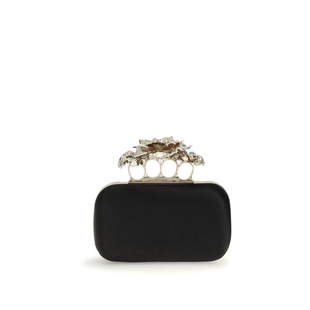 Alexander McQueen Carnation Knuckle Clutch - Clutch Bags