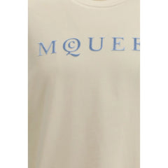 Alexander McQueen Cream Cotton T-Shirt
