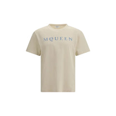 Alexander McQueen Cream Cotton T-Shirt