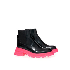 Alexander McQueen Κομψές Μαύρες Δερμάτινες Μπότες - EU37/US7