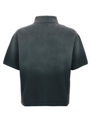 Alexander McQueen Gray Cotton Polo Shirt