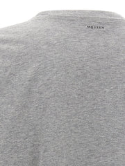 Alexander McQueen Gray Cotton T-Shirt