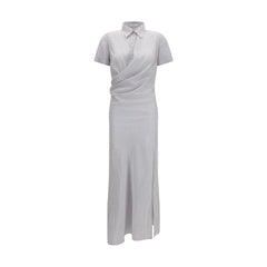 Alexander McQueen Multicolor Silk Casual Dress