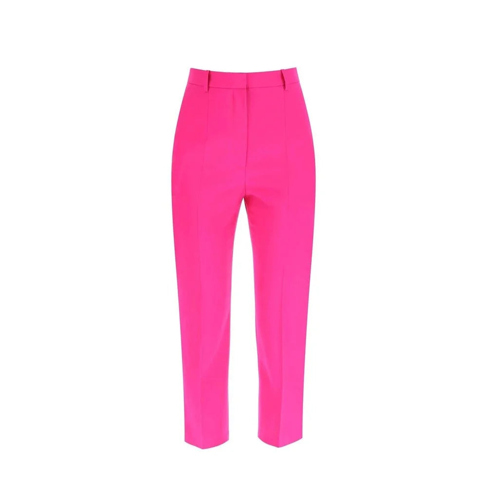 Alexander McQueen Multicolor Wool Cropped Pants - 40