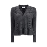 Alexander McQueen Peplum Cable Cardigan - Cardigans