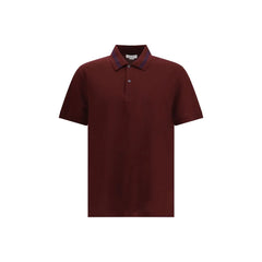 Alexander McQueen Polo with striped detail - Polos