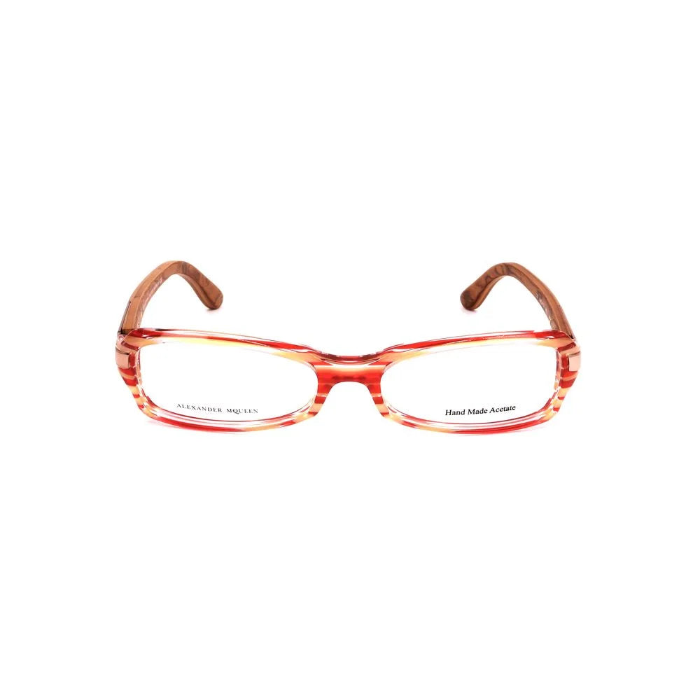 Alexander McQueen Red Acetate Frames - Eyeglasses