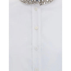 Alexander McQueen Shirt with embellished collar - IT42 | L - Shirts