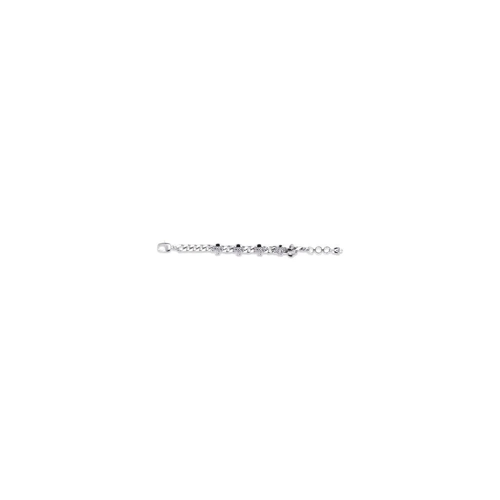 Alexander McQueen Silver Metal Bracelet - One Size