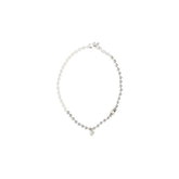 Alexander McQueen White Brass Necklace - One Size
