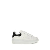 Alexander McQueen White Calf Leather Bos Taurus Chunky Sneakers