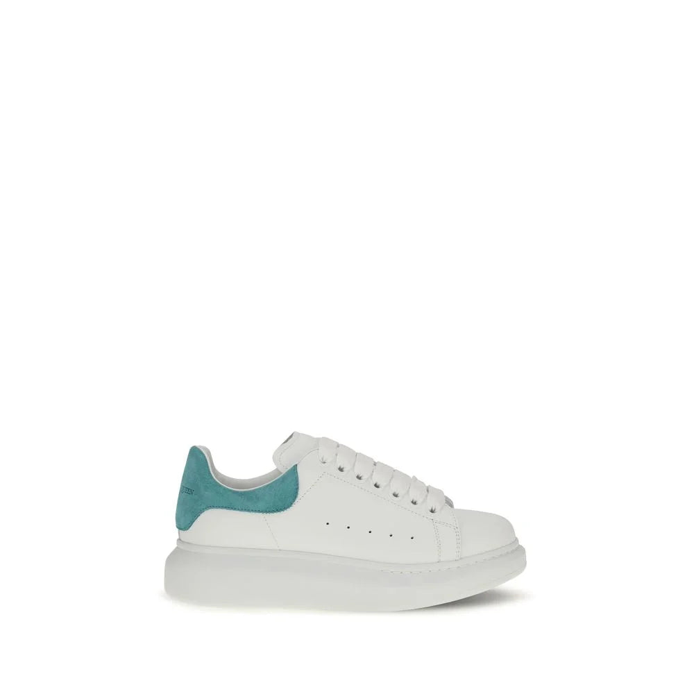Alexander McQueen White Calf Leather Bos Taurus Chunky Sneakers