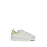 Alexander McQueen White Calf Leather Bos Taurus Chunky Sneakers