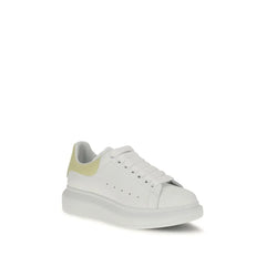 Alexander McQueen White Calf Leather Bos Taurus Chunky Sneakers