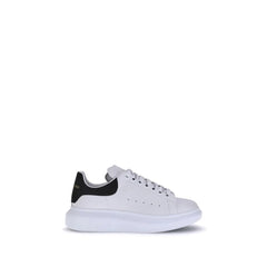Alexander McQueen White Calf Leather Bos Taurus Platform Sneakers
