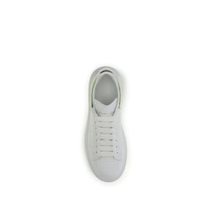 Białe sneakersy platformowe z cielęcej skóry Bos Taurus Alexander McQueen