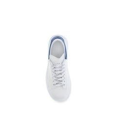 Alexander McQueen White Calf Leather Bos Taurus Platform Sneakers
