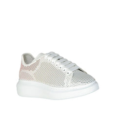 Alexander McQueen White Calfskin Low Top Sneakers - EU35.5/US5.5