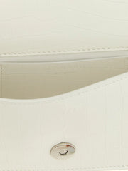 Alexander McQueen White Calfskin Shoulder Bag