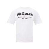 Alexander McQueen White Cotton T-Shirt - 36 - T-Shirts
