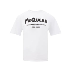 Alexander McQueen White Cotton T-Shirt - 36 - T-Shirts