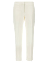 Alexander McQueen White Viscose Casual Pants - IT44