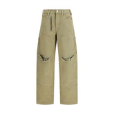 Alexander Wang Tosymrede Bomullsbukser med Cargolommer