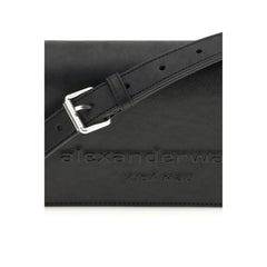 Alexander Wang Black Calf Leather Bos Taurus Shoulder Bag - Shoulder Bags