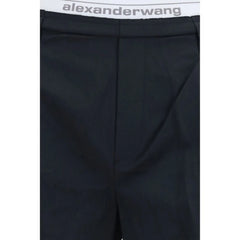 Alexander Wang Black Cotton Bermuda Shorts