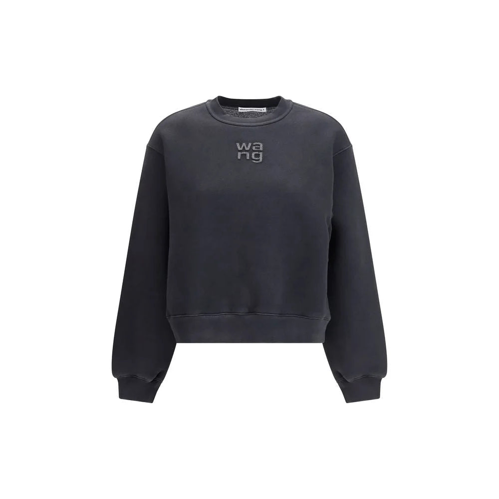 Alexander Wang Black Cotton Sweatshirt
