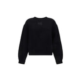 Alexander Wang Black Cotton Sweatshirt - Sweatshirts