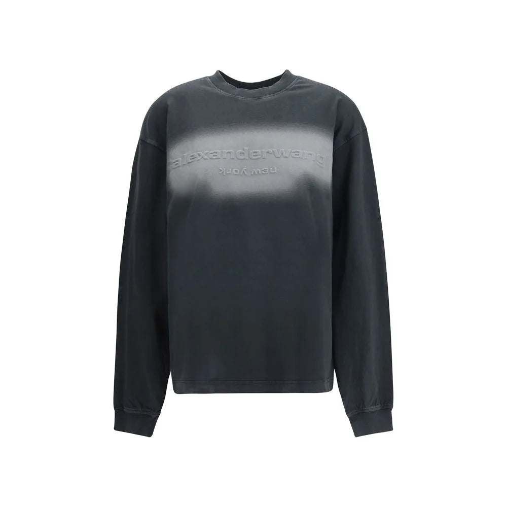 Alexander Wang Black Cotton Sweatshirt - XS