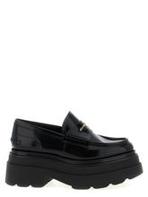 Alexander Wang Schwarze Wildleder-Loafer mit Plateausohle - EU40/US10