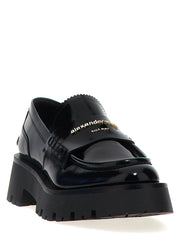 Alexander Wang Black Cowhide Slip-On Loafers - EU41/US11