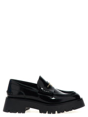 Alexander Wang Black Cowhide Slip-On Loafers - EU41/US11