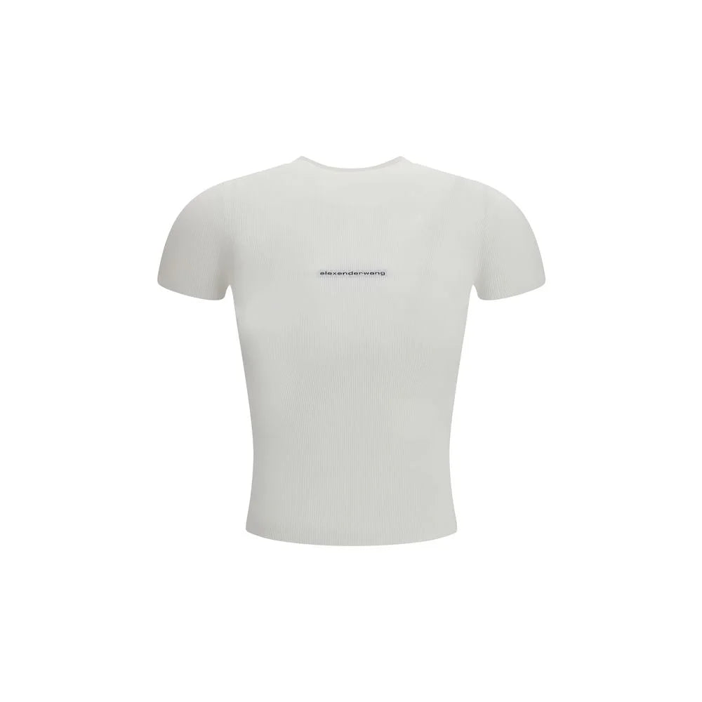 Alexander Wang White Cotton T-Shirt