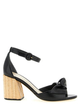 Alexandre Birman Black Cowhide Stiletto Heel Sandals