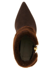 Alexandre Birman Brown Calfskin Ankle Boots - EU37/US7