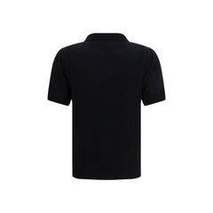 Allude Black Cashmere Dress Shirt