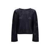 Allude Blue Fleece Wool Sweatshirt - M
