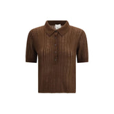 Allude Brown Cashmere Sweatshirt - L