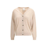 Allude Cream Cashmere Cardigan